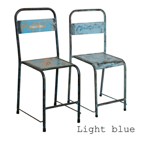 Java rautatuoli vaaleansininen 2-setti