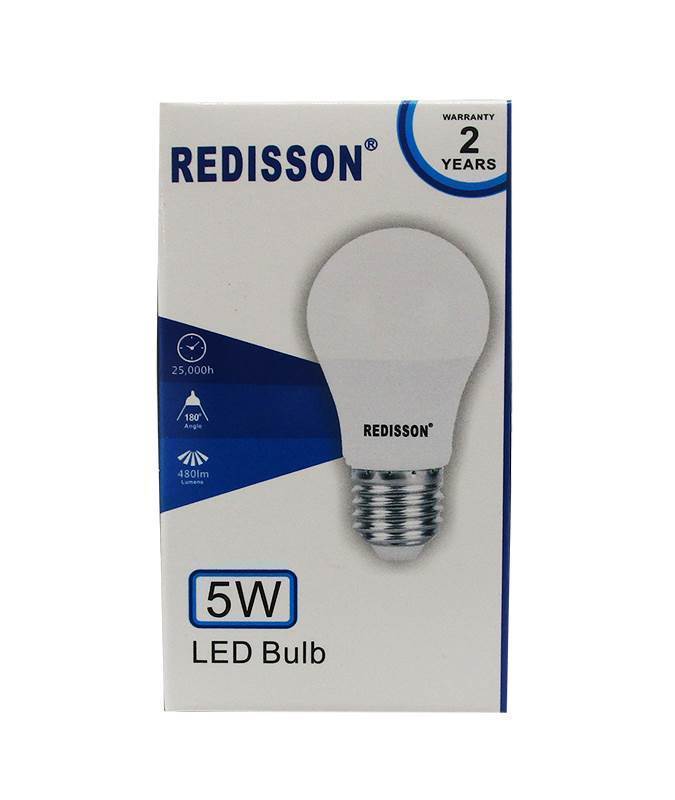 REDISSON 5W E27 LED DAYLIGHT BULB Voltmanhardware Online