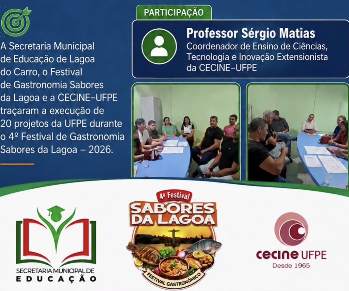 4º Festival de Gastronomia Sabores da Lagoa reúne gastronomia, educação e tecnologia em Lagoa do Carro