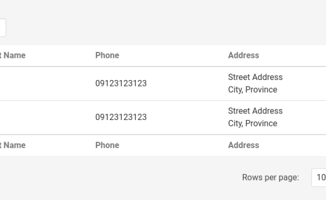 Flexible Table Component For Vue.js - Vue Script