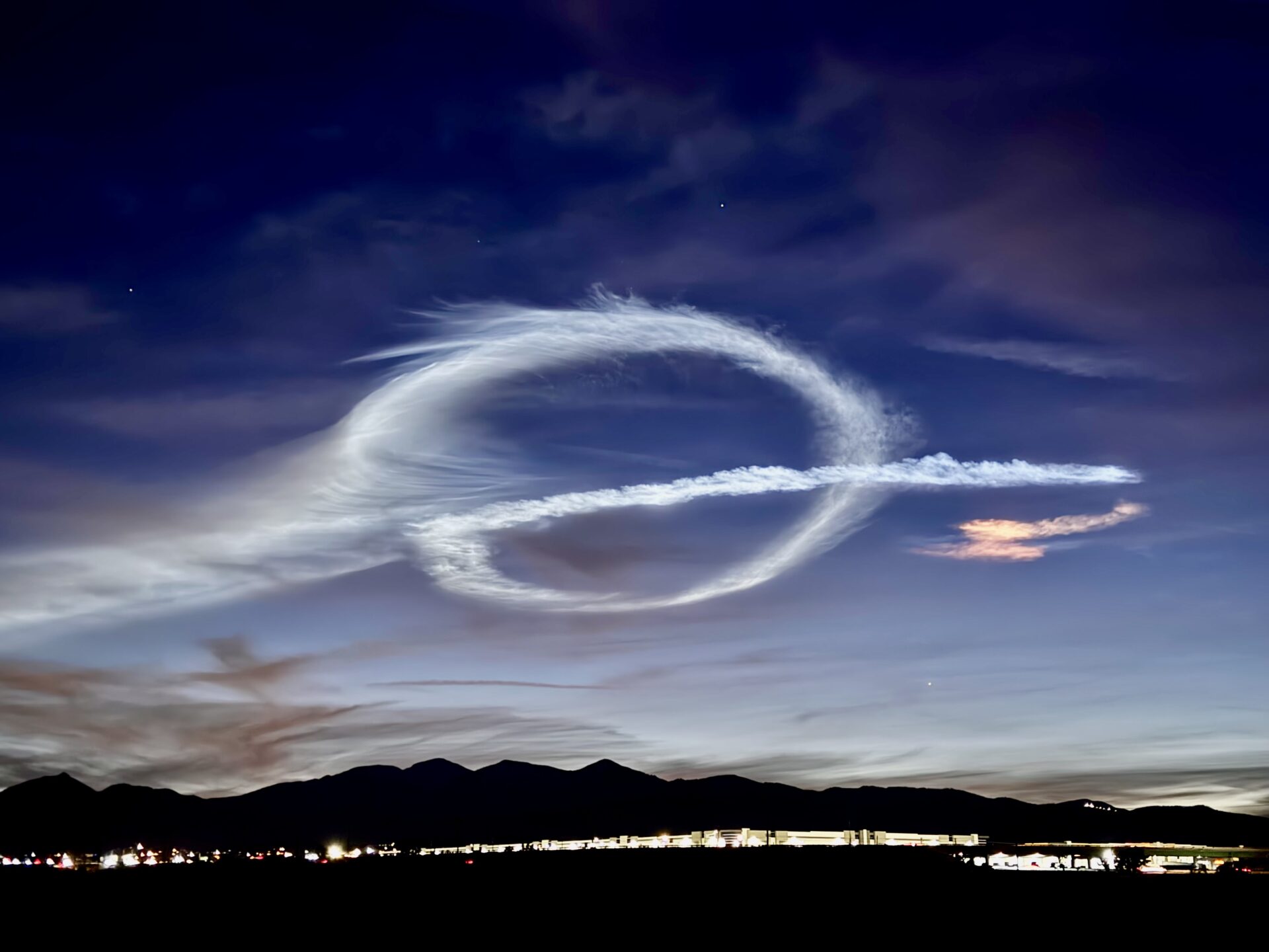 SpaceX Falcon 9 Rocket Launch: Glowing Spiral Lights Up Victor Valley Sky (2026)
