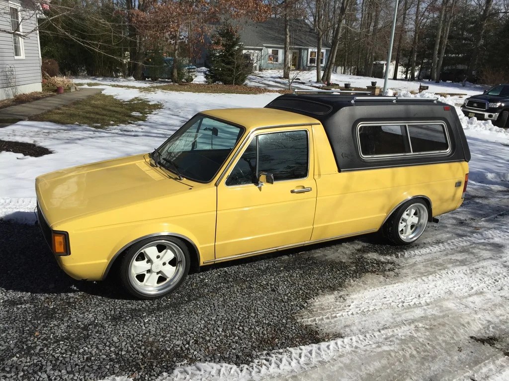 Slammed vw rabbit truck
