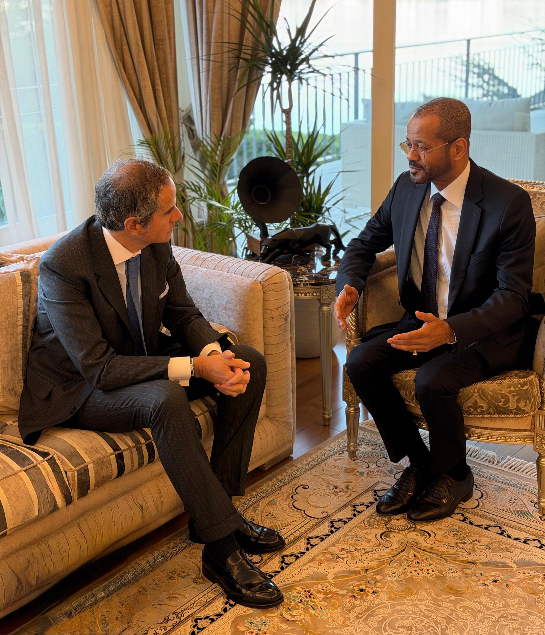 وزير الخارجية يبحث مع مدير الوكالة الذرية الأفكار الجديدة في المفاوضات النووية