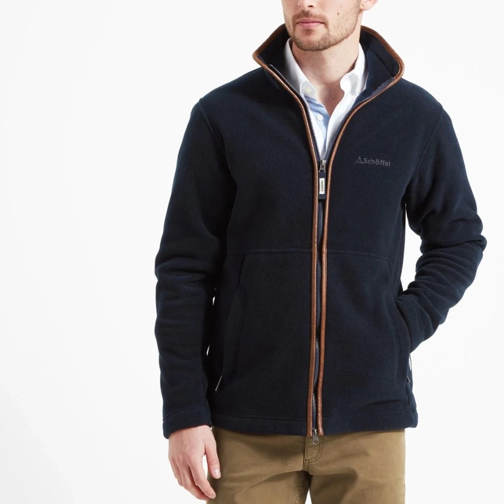 Schoffel Mens Cottesmore Fleece Jacket Navy