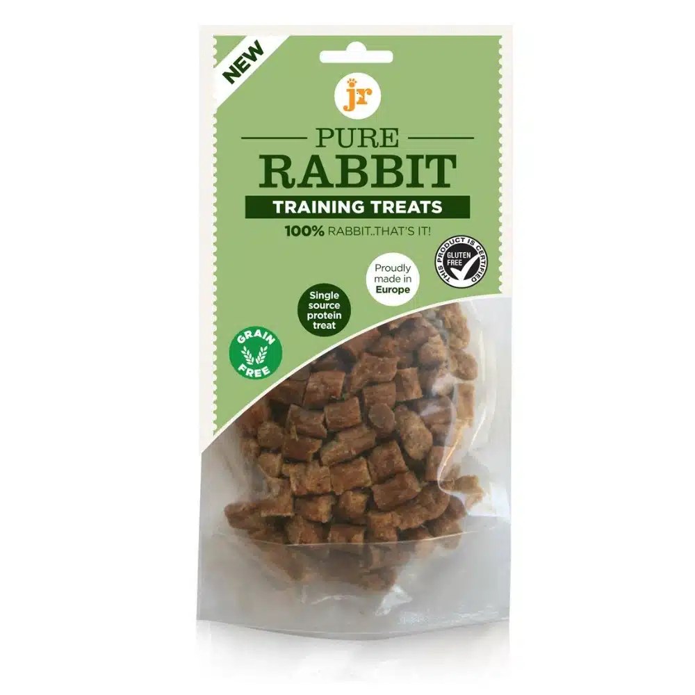 JR Pure Rabbit Dog Training Treats 85g