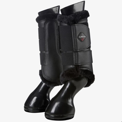 LeMieux Fleece Lined Brushing Boots Black