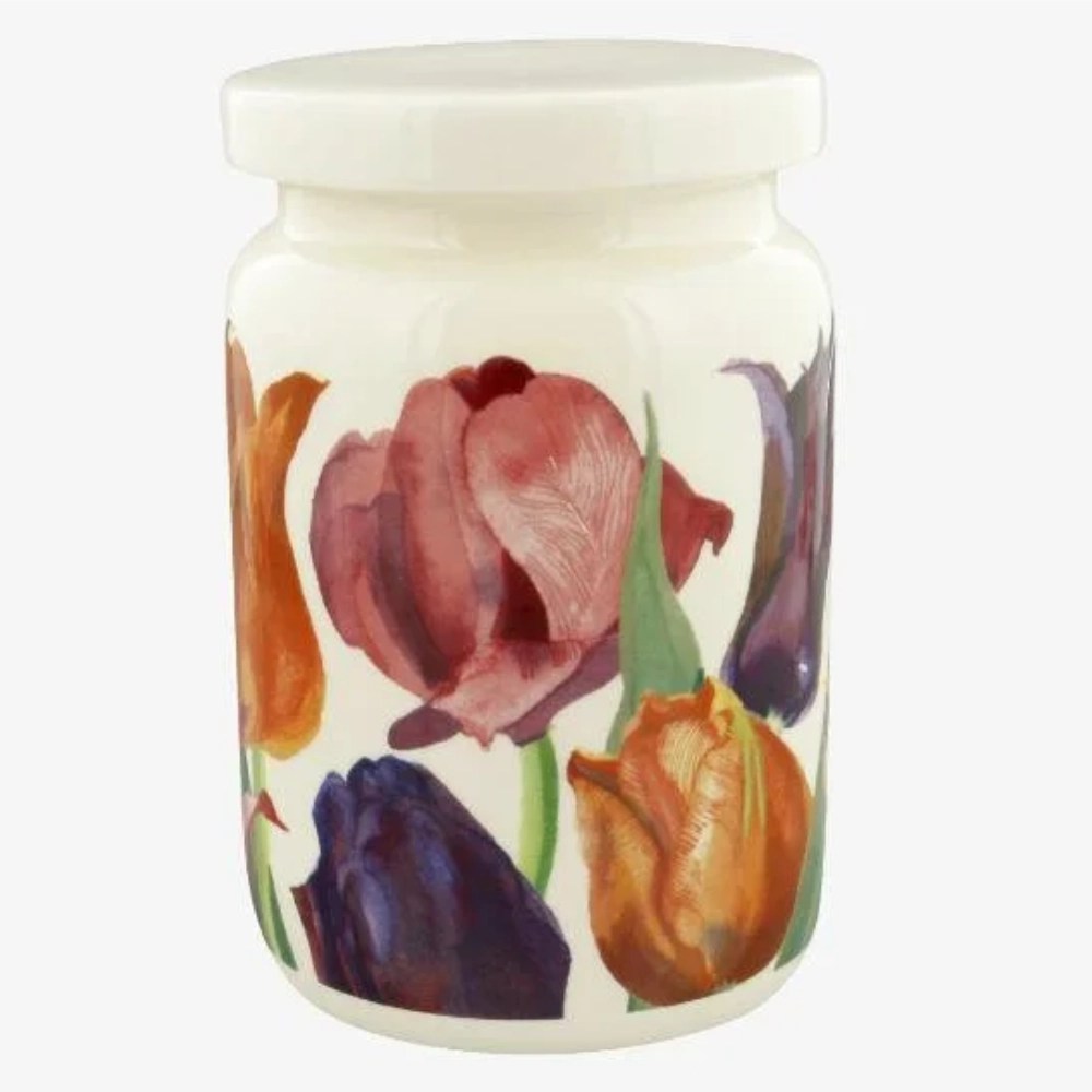 Emma Bridgewater Tulips Large Jam Jar (With Lid)