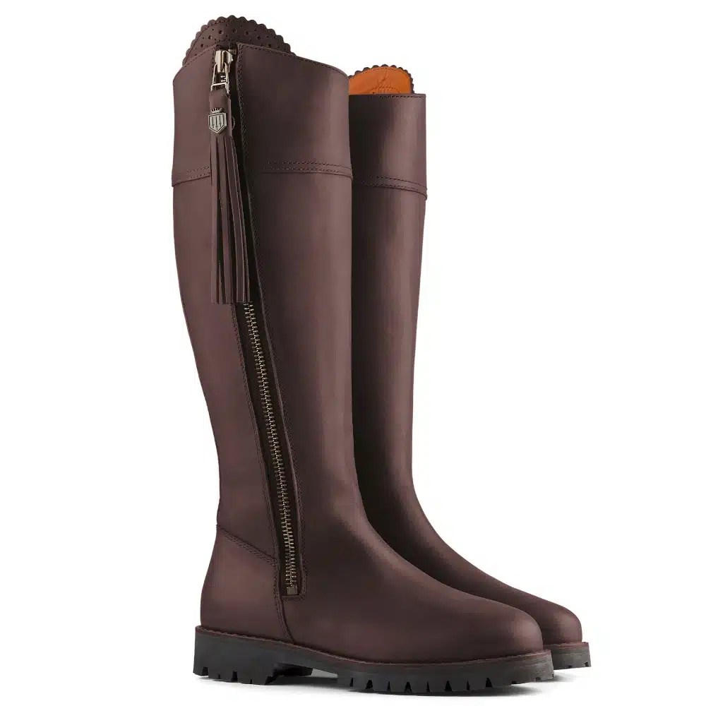 Fairfax & Favor Ladies Explorer Boot Mahogany Leather