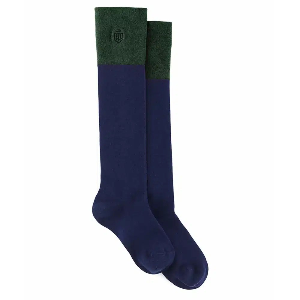 Fairfax & Favor Ladies Signature Knee High Socks Forest Green