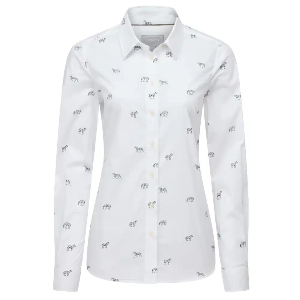 Schoffel Ladies Norfolk Shirt Zebra Print