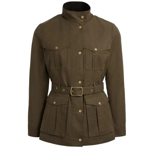 Fairfax & Favor Ladies Sadie Dry Wax Jacket Khaki