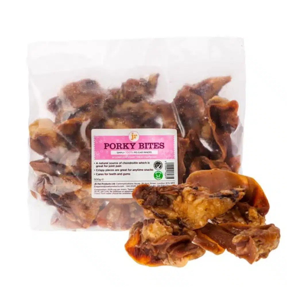JR Porky Bites Dog Treats 1kg