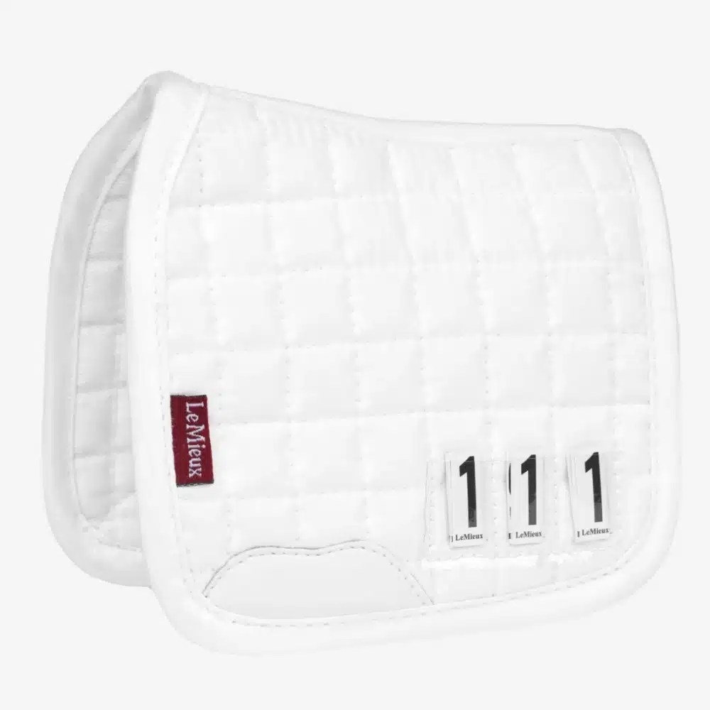 LeMieux Toy Pony Dressage Saddle Pad White