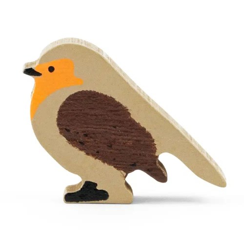 Keycraft Majigg Wooden Robin Figure