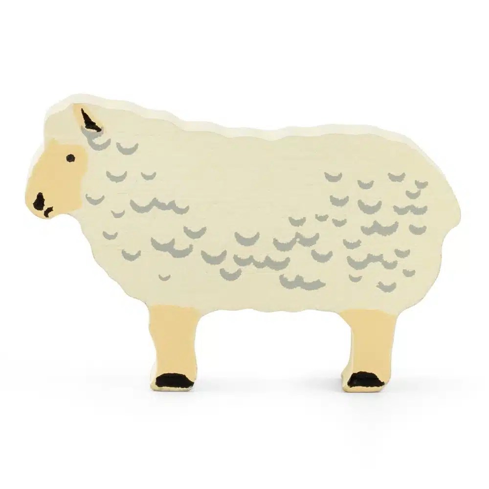 Keycraft Majigg Wooden Sheep Figure