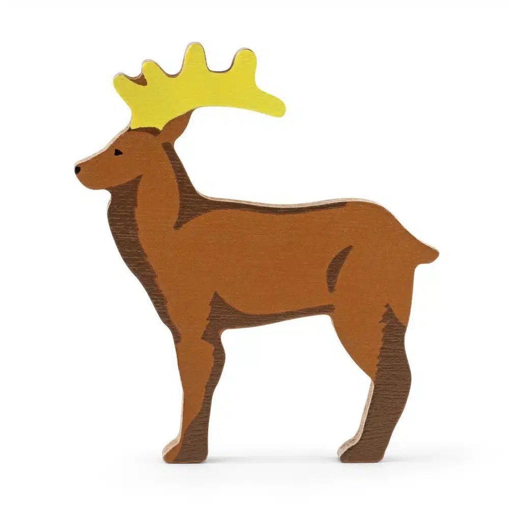 Keycraft Majigg Wooden Stag Figure
