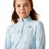Ariat Youth Lowell 3.0 Quarter Zip Long Sleeve Base Layer Sketch Horse