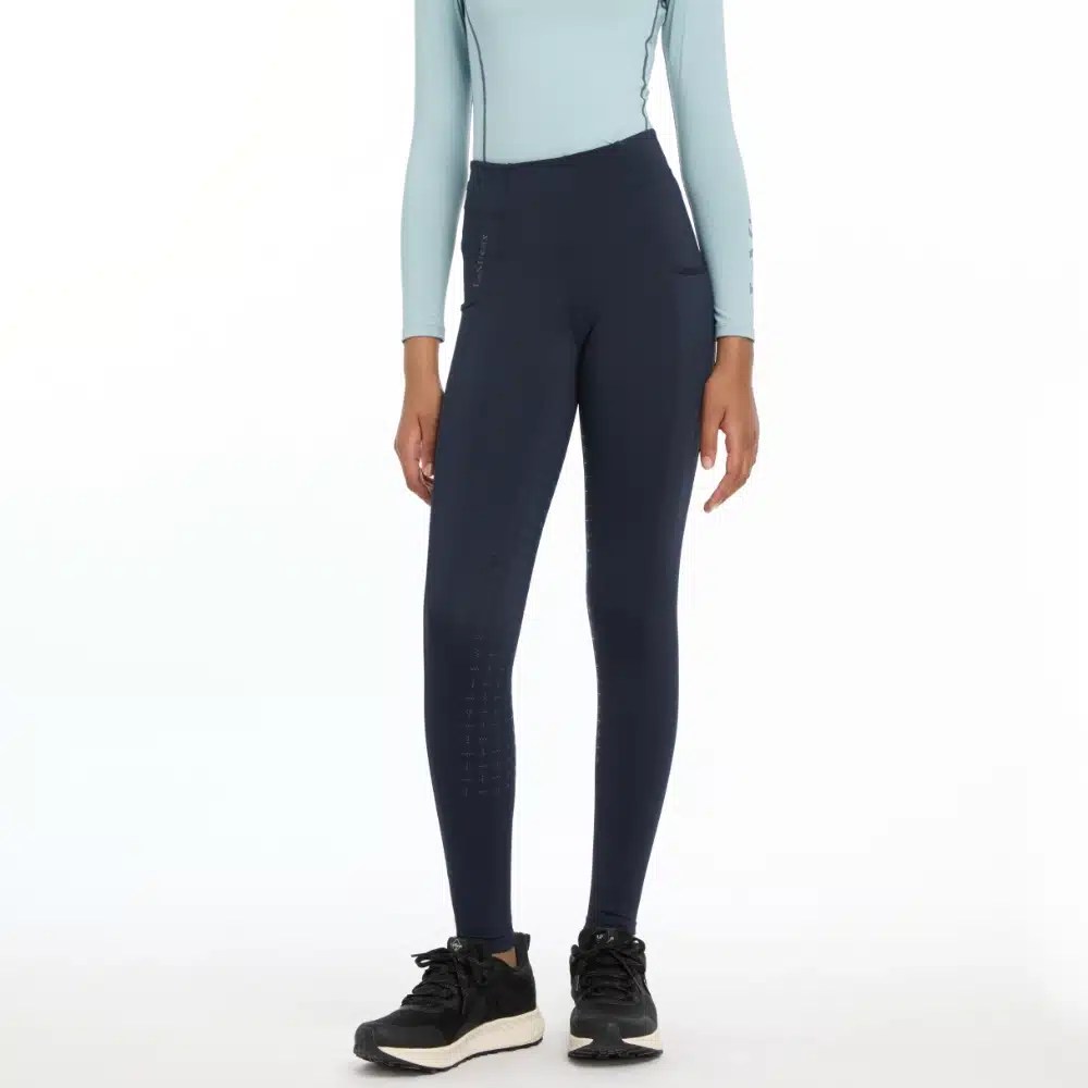 LeMieux Childrens Young Rider Orla Pull On Riding Tights Navy