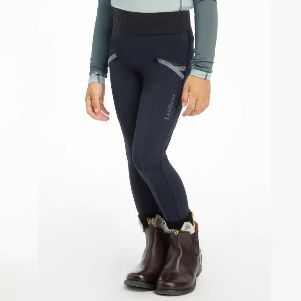 LeMieux Childrens Mini Pull On Breech Navy