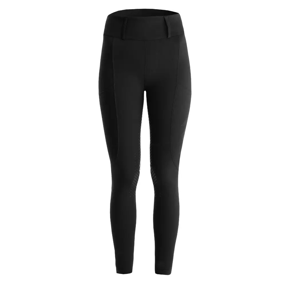Aztec Diamond Ladies Full Seat Compression Breeches Black