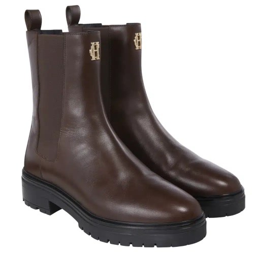 Holland Cooper Ladies Astoria Ankle Boot Rich Chocolate