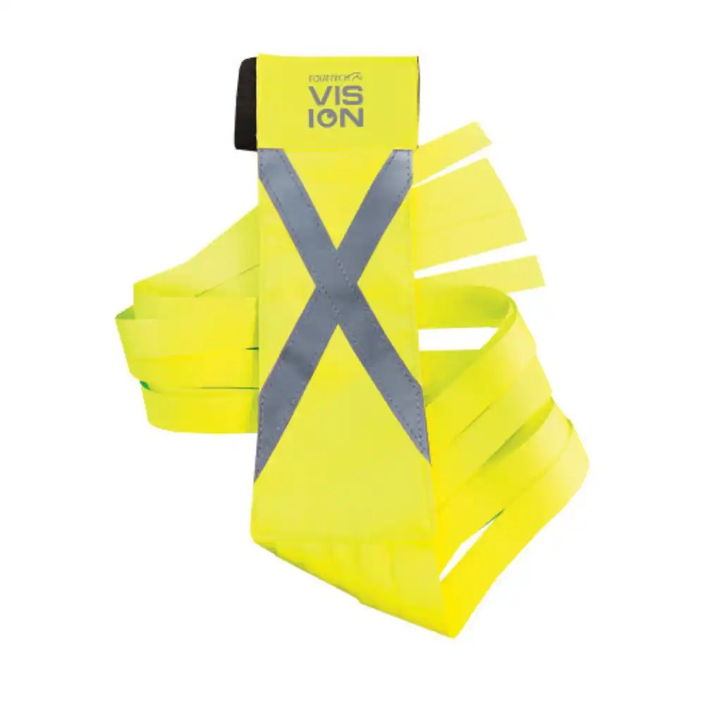 EqueTech Hi-Vis Vision Tail Tassels Yellow