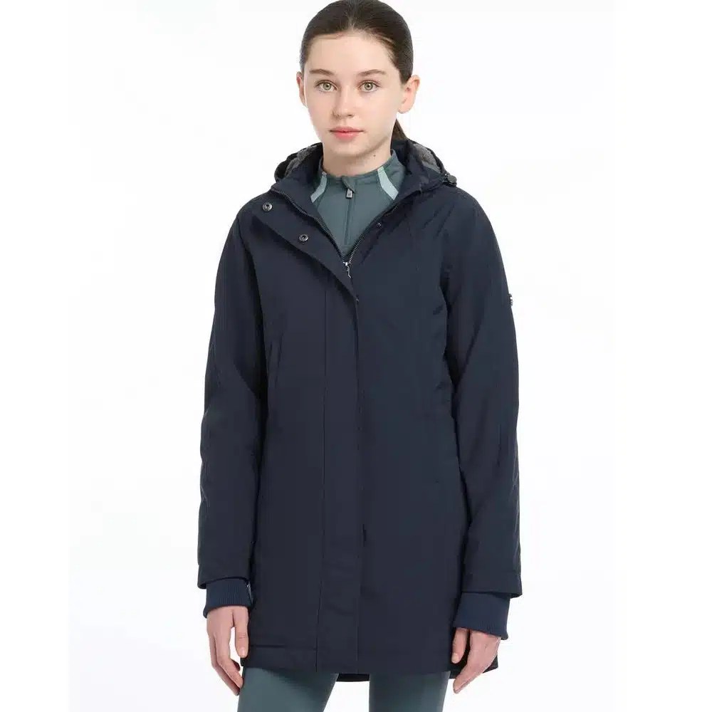 LeMieux Childrens Young Rider Skye Waterproof Coat Navy