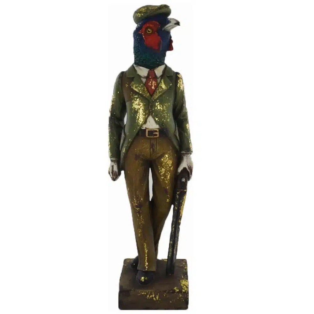 Fiesta Studios Dapper Hunting Pheasant Figurine