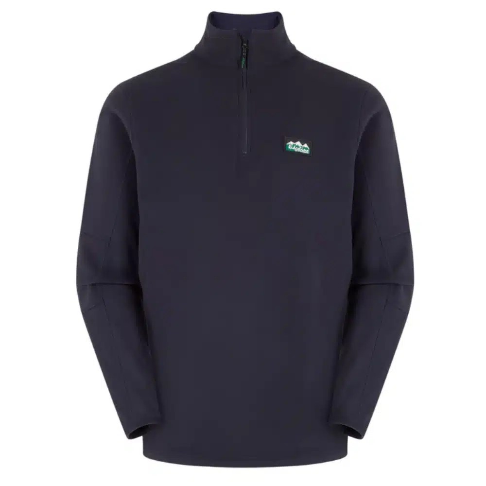 Ridgeline Mens Narvik Fleece Top Navy