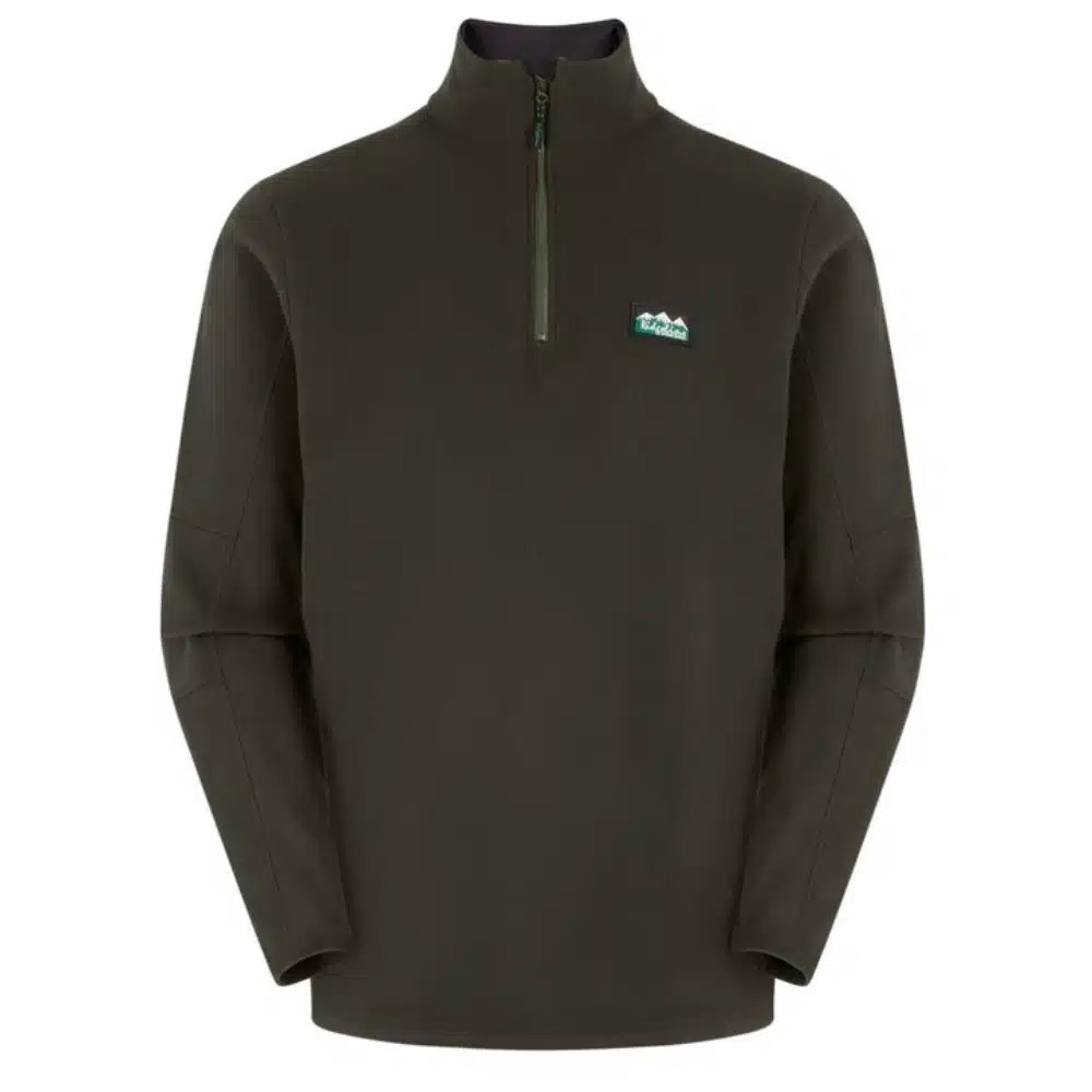 Ridgeline Mens Narvik Fleece Top Ivy Green