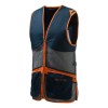 Beretta Mens Full Mesh Vest Blue Total Eclipse & Grey