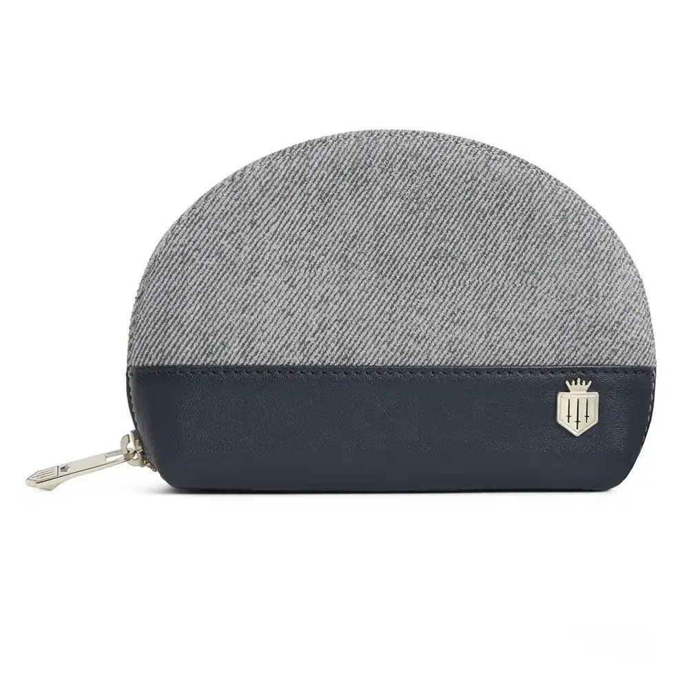 Fairfax & Favor Chiltern Coin Purse Denim Suede