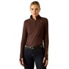 Ariat Ladies Lowell 3.0 Quarter Zip Baselayer Java