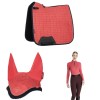 LeMieux Suede Dressage Bundle Set Cranberry.