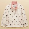 Joules Childrens Burnham Sweatshirt Cream Horses