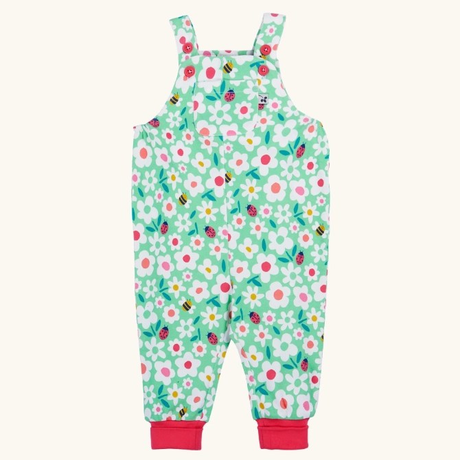 Frugi Childrens Parsnip Dungaree Busy Bugs