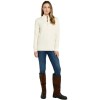 Dubarry Ladies Markham Zip Neck Sweater Chalk