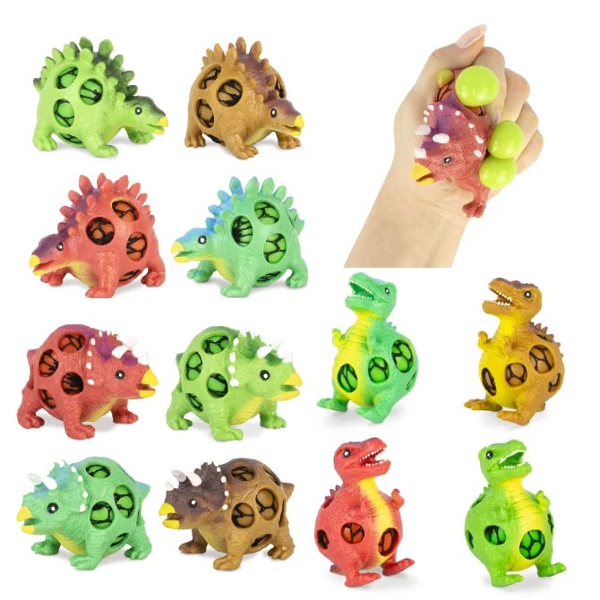 Keycraft Squeezy Mesh Dinosaur Toy