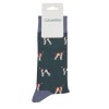 Schoffel Mens Cotton Socks Green Pointer