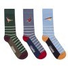 Schoffel Mens Bamboo Sock (Box Of 3) Pheasant Mix