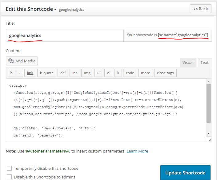 shortcoder