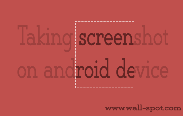 how to take screenshot on android phones