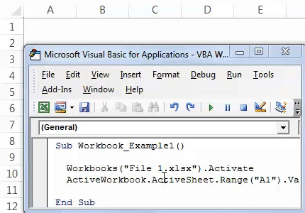 Vba workbook