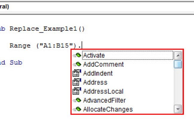Vba word range