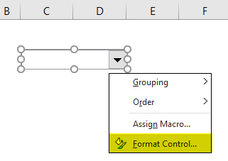 Form Controls in Excel Example 1.4 Что относится к элементам управления в форме