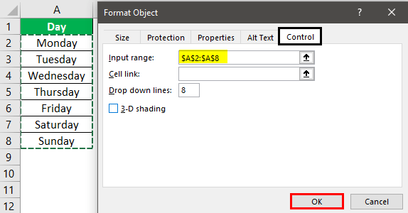 Form Controls in Excel Example 1.5 Что относится к элементам управления в форме