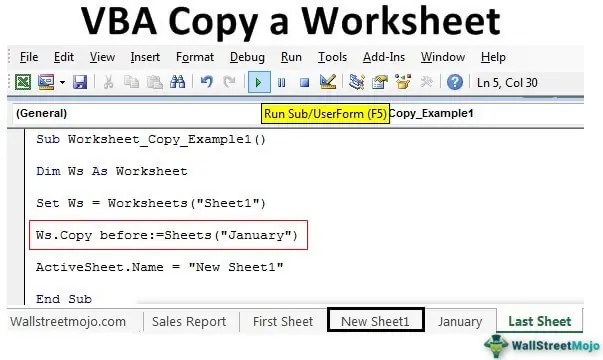 Vba copy worksheet