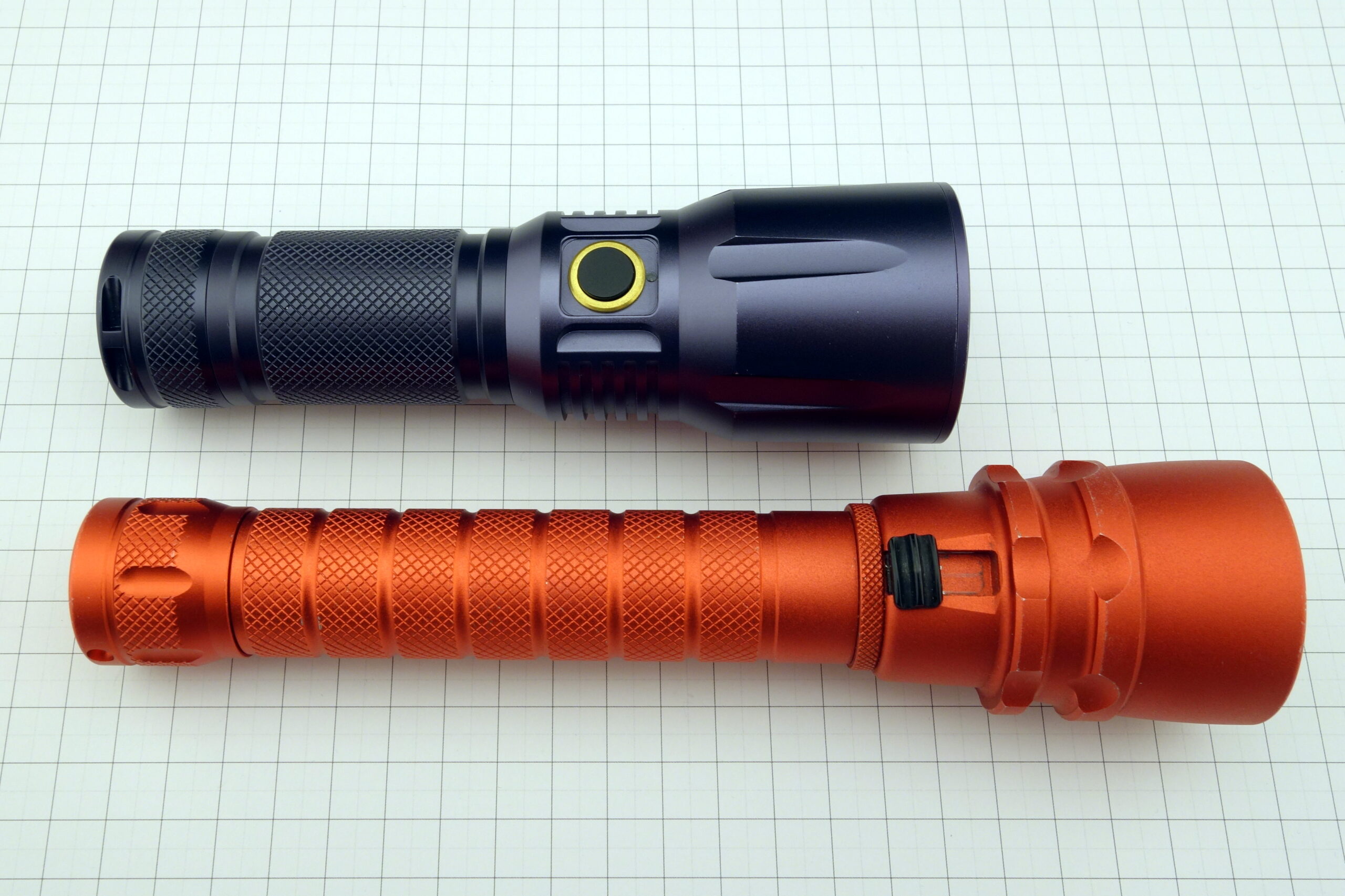 Flashlight comparison – Dimmable Triple XM-L2 vs USB rechargeable