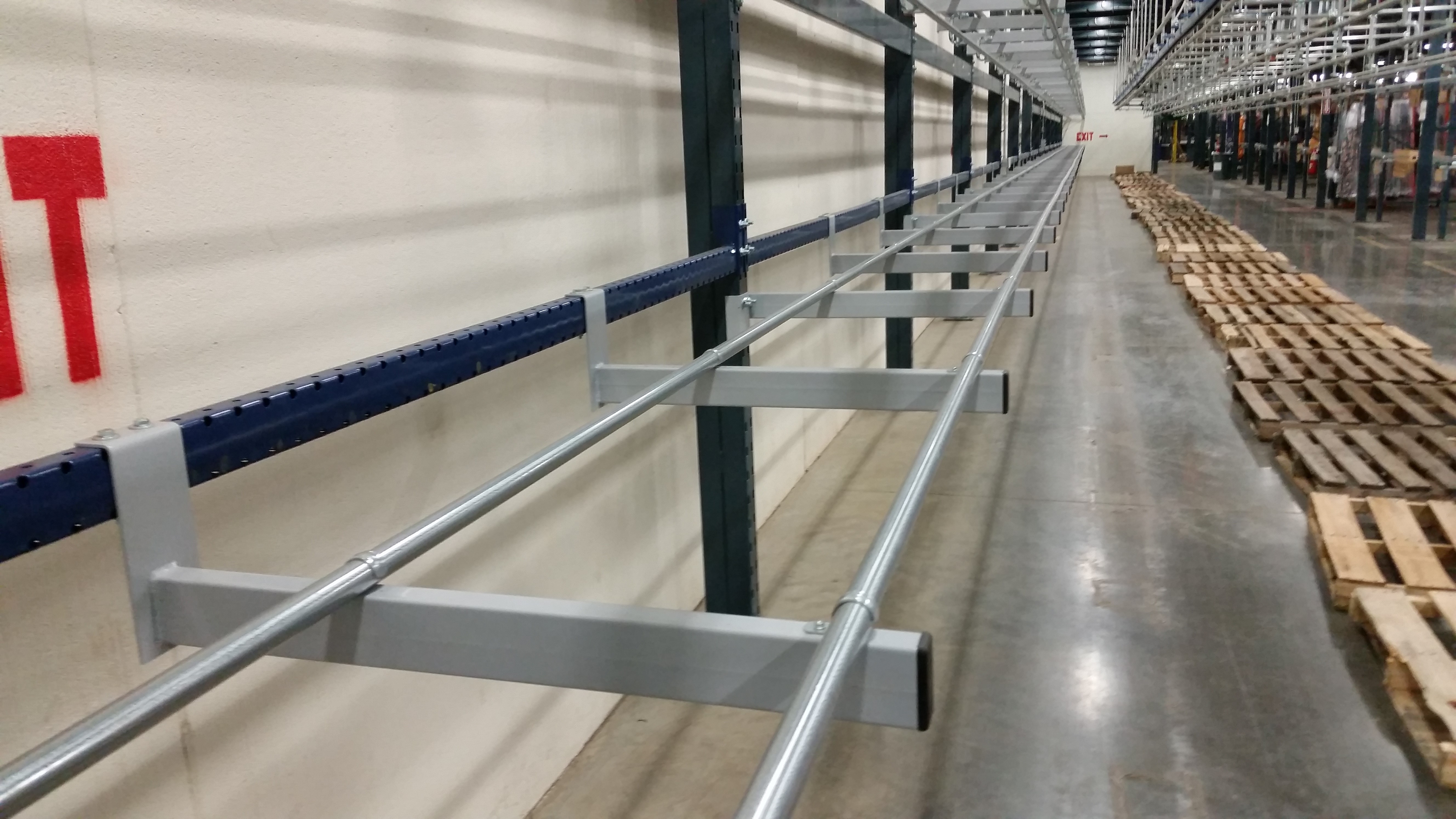 Goh Railing Garment on Hanger (GOH) Racks | Warehouse Design