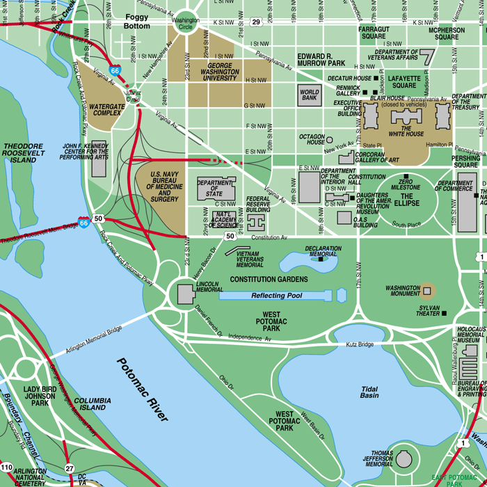 Us Map Where Is Washington Dc Washington Dc Street 01 